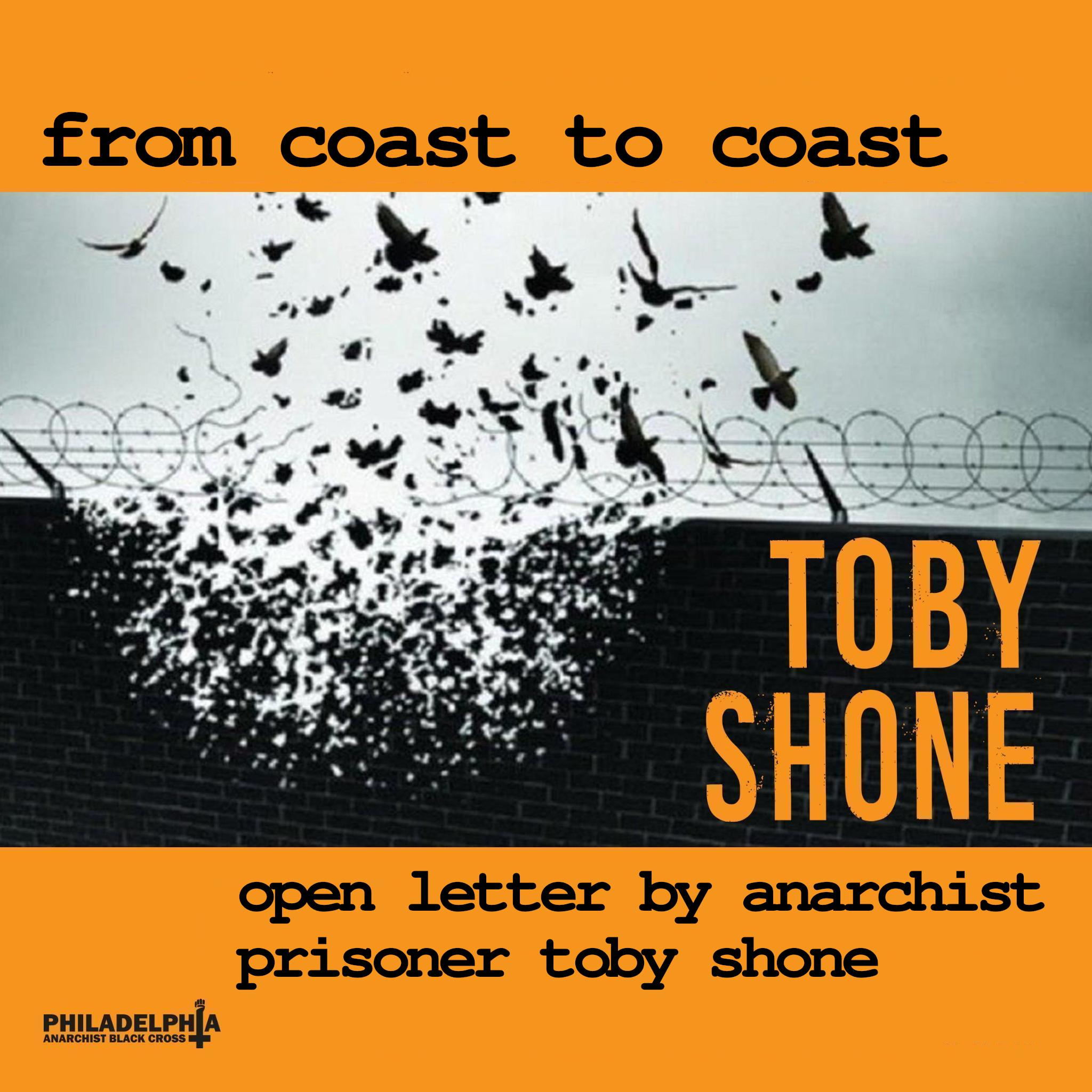 From Coast to Coast: Open Letter by Anarchist Prisoner Toby Shone